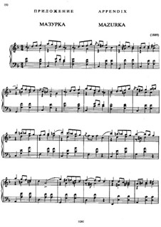 Mazurka in F Major: Mazurka in F Major by Alexander Scriabin