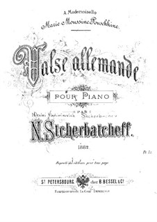 Valse allemande: Valse allemande by Nikolai Shcherbachov