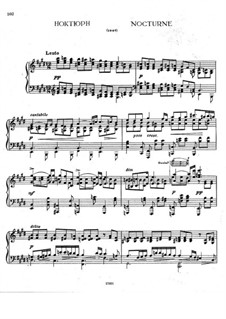 Nocturne in E Major: Nocturne in E Major by Alexei Stanchinsky