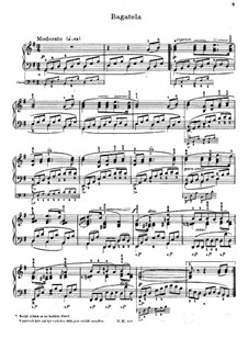 Bagatelle in G Major: Bagatelle in G Major by Josef Suk
