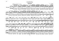 Overture to 'Isabella': para piano de quadro mãos by Franz von Suppé
