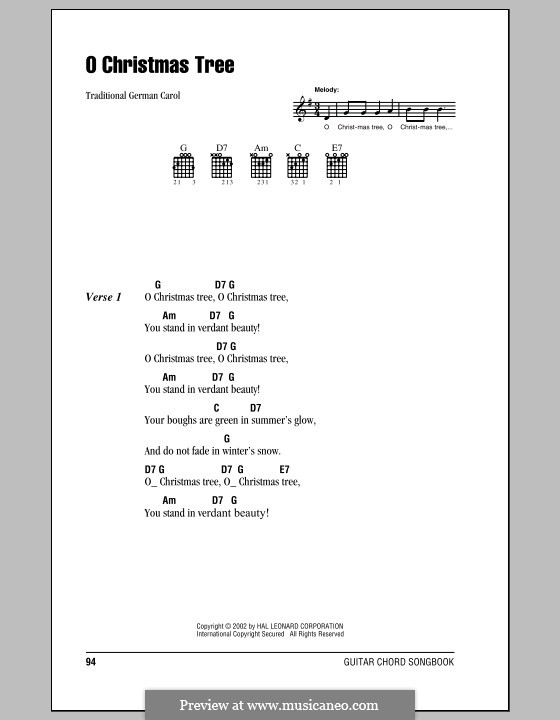 Vocal-instrumental version (printable scores): Letras e Acordes (com caixa de acordes) by folklore