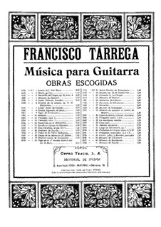 Maria. Gavotte: Para Guitarra by Francisco Tárrega