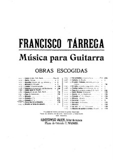 Preludes: peludio No 7 by Francisco Tárrega