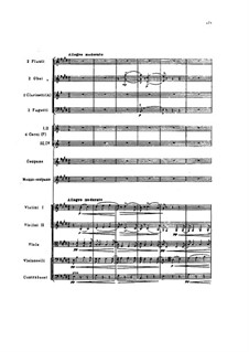 Six Duos for Two Voices and Piano, TH 102 Op.46: No.6 Dawn. Version for two voices and orchestra by Pyotr Tchaikovsky