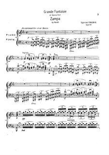 Grand Fantasia on Theme from 'Zampa' by Herold, Op.53: Grand Fantasia on Theme from 'Zampa' by Herold by Sigismond Thalberg