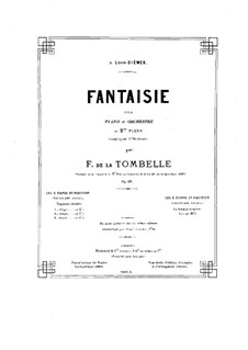 Fantasia for Two Pianos Four Hands, Op.26: Fantasia for Two Pianos Four Hands by Fernand de La Tombelle