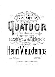 String Quartet No.2 in C Major, Op.51: String Quartet No.2 in C Major by Henri Vieuxtemps