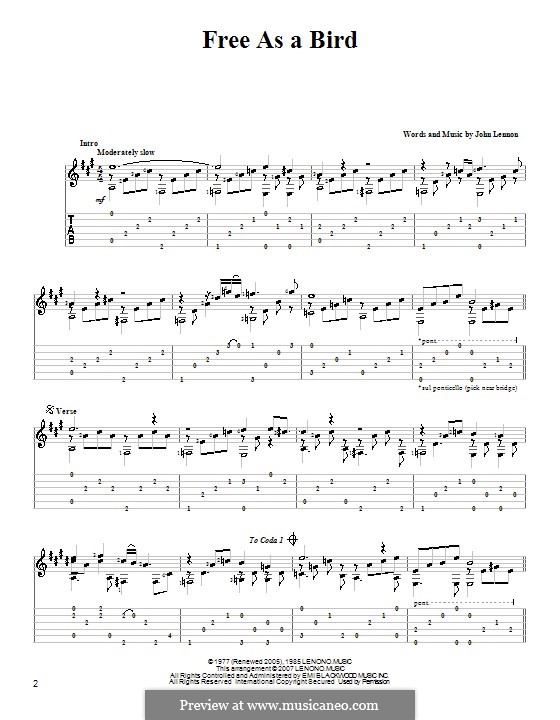 バンド・スコア・ピース Free As A Bird／ザ・ビートルズ 入手困難 希少ザ・ビートルズ Free As A Bird バンドスコアピース