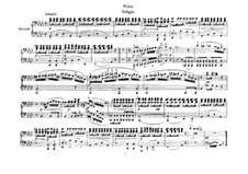 Six Pieces for Piano Four Hands, J.81-86 Op.10: peça No.5 by Carl Maria von Weber