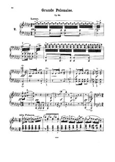 Grand Polonaise, J.59 Op.21: Para Piano by Carl Maria von Weber