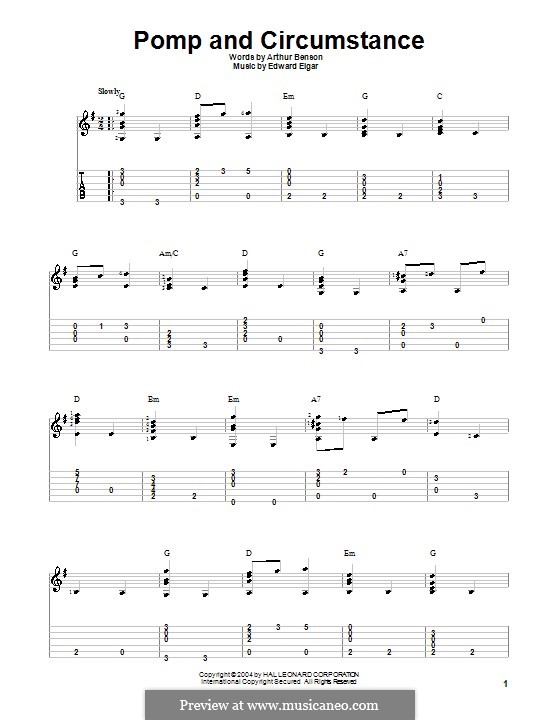 Pomp and Circumstance: Para Guitarra by Edward Elgar