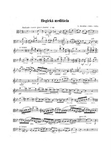 Two Pieces for Viola and Piano, Op.31: Two Pieces for Viola and Piano by Alexander Winkler