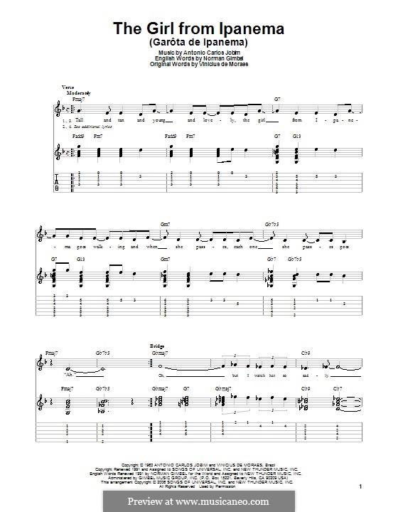 Guitar version: para um único musico (Editado por H. Bulow) by Antonio Carlos Jobim