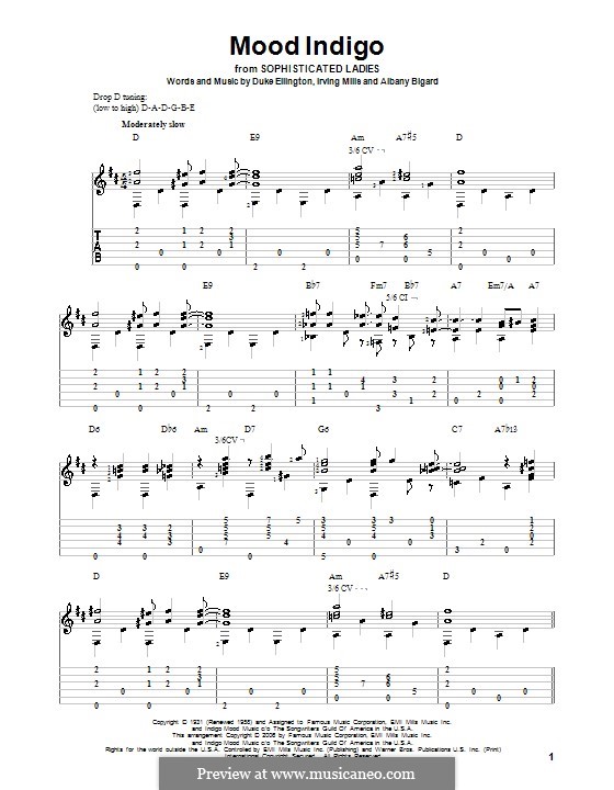 Mood Indigo: Para guitarra com guia by Irving Mills, Albany Bigard, Duke Ellington