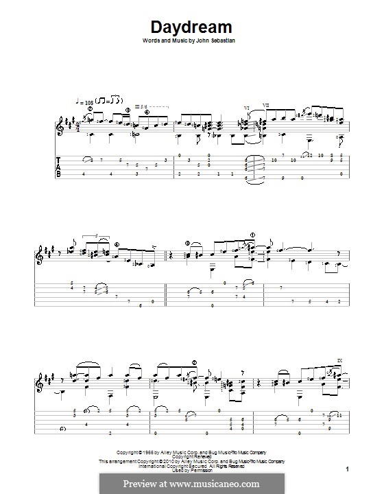 Daydream (The Lovin' Spoonful): Para guitarra com guia by John B. Sebastian