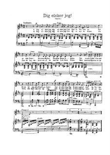 Dig elsker jeg (I Love You), EG 127: Dig elsker jeg (I Love You) by Edvard Grieg