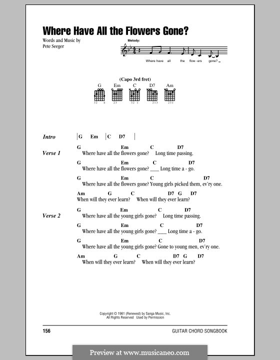 Where Have All the Flowers Gone (The Kingston Trio) por P. Seeger em