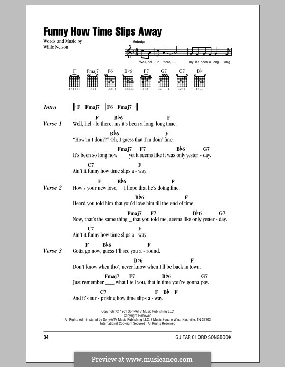 Funny How Time Slips Away: Letras e Acordes by Willie Nelson