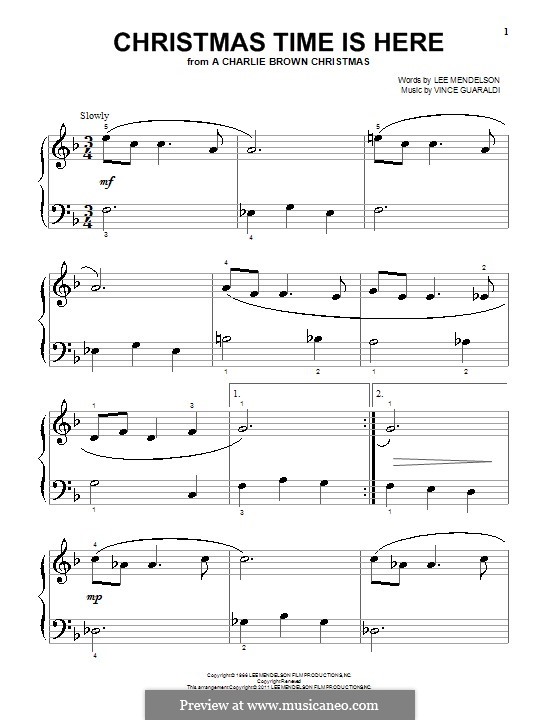 Piano version: F Maior by Vince Guaraldi