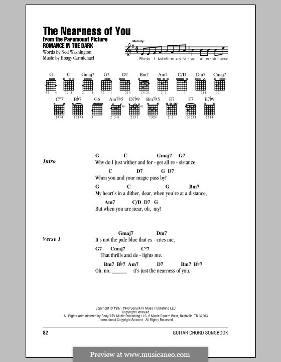 Vocal version: Letras e Acordes by Hoagy Carmichael