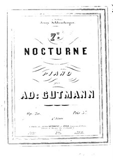 Nocturne No.7 in E Flat Major, Op.20: Nocturne No.7 in E Flat Major by Adolf Gutmann