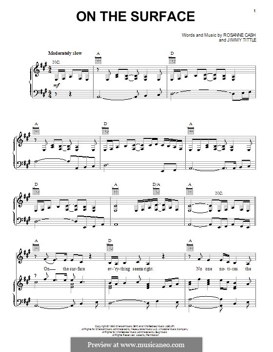 On the Surface: Para vocais e piano (ou Guitarra) by Jimmy Tittle
