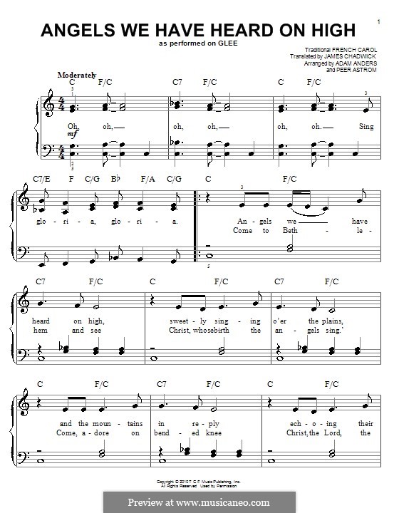 Piano version: Easy notes (Glee Cast) by folklore