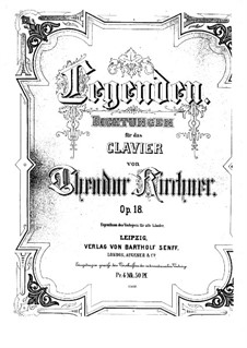 Legends for Piano, Op.18: set completo by Theodor Kirchner