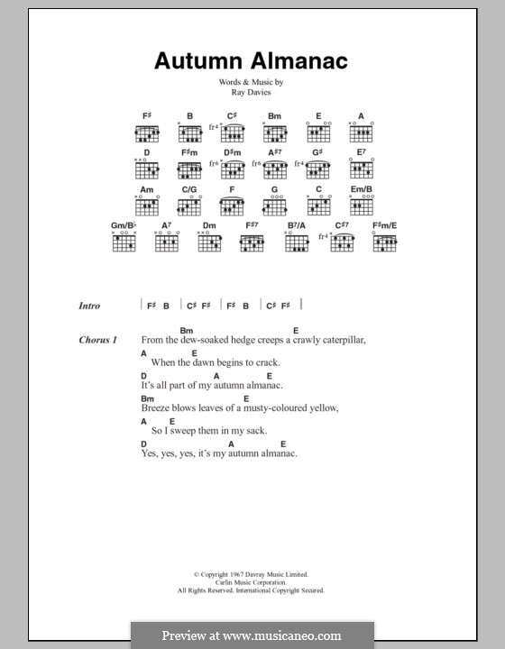 Autumn Almanac (The Kinks): Autumn Almanac (The Kinks) by Ray Davies