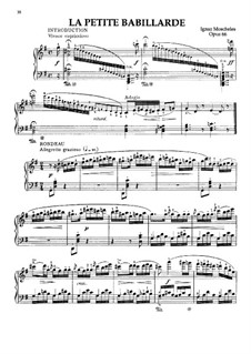 La Petite Babillarde, Op.66: La Petite Babillarde by Ignaz Moscheles