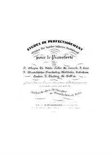 Méthode des Méthodes. Etudes de Perfectionnement, Op.98: set completo by Ignaz Moscheles