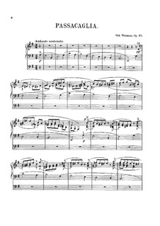 Passacaglia in E Minor, Op.95: Passacaglia in E Minor by Oskar Wermann