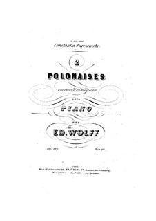 Two Polonaises, Op.137: Two Polonaises by Edouard Wolff