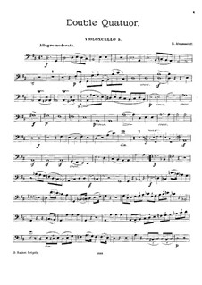 Double Quartet in D Major: violoncelo parte II by Nikolay Afanasyev