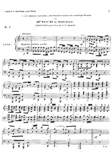 Psalms: Psaume No.18, for piano by Benedetto Marcello