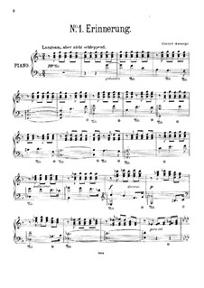 Three Dream Pictures, Op.8: set completo by Conrad Ansorge