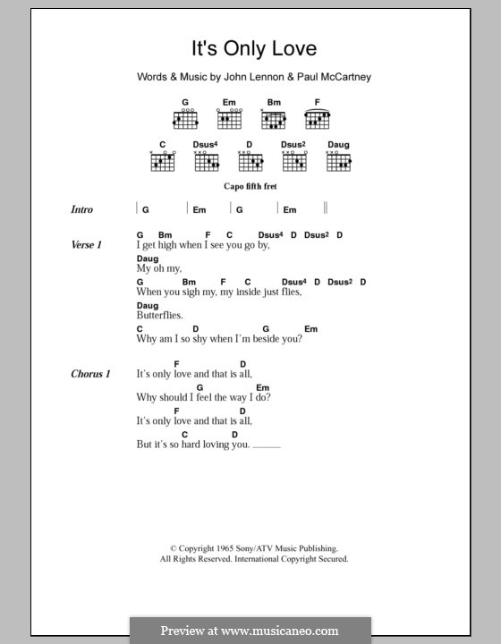It Won't Be Long (The Beatles): Letras e Acordes by John Lennon, Paul McCartney