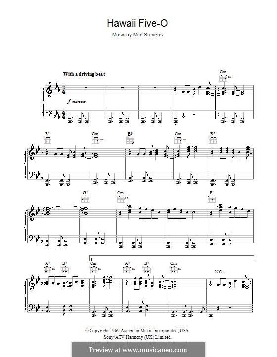 Vocal-instrumental version: Para Piano by Mort Stevens