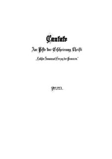Liebster Immanuel, Herzog der Frommen, BWV 123: Partitura completa by Johann Sebastian Bach