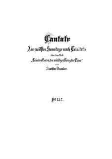 Lobe den Herren, den mächtigen König der Ehren, BWV 137: Partitura completa by Johann Sebastian Bach