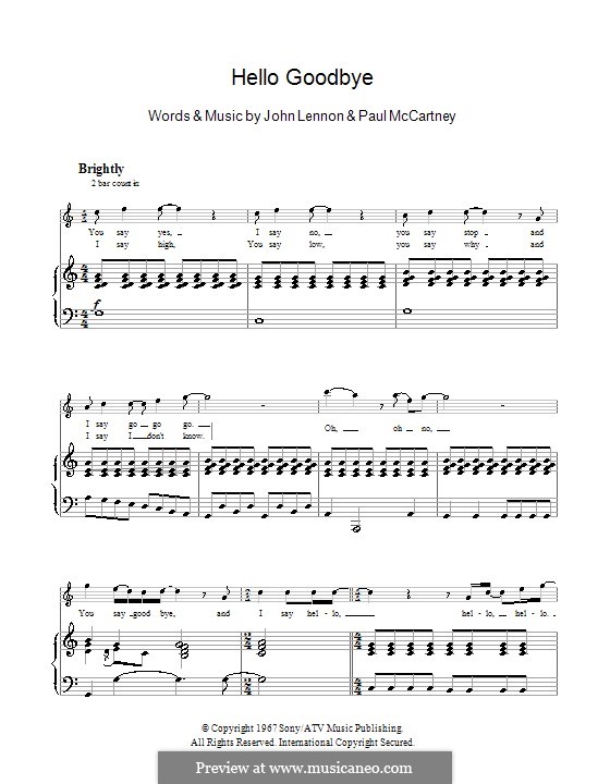 Hello, Goodbye (The Beatles): Para guitarra com guia by John Lennon, Paul McCartney