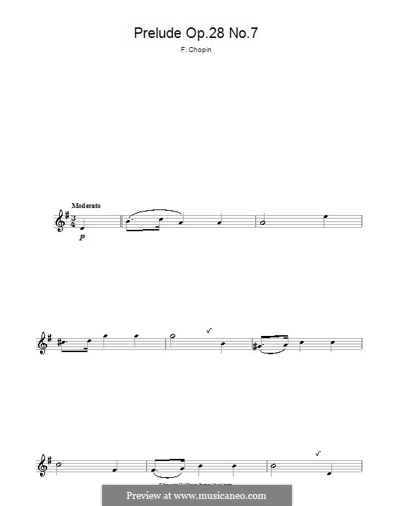 No.7 in A Major: para Saxofone Alto by Frédéric Chopin