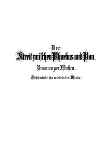 Der Streit zwischen Phoebus und Pan (The Contest Between Phoebus and Pan), BWV 201: Der Streit zwischen Phoebus und Pan' (The Contest Between Phoebus and Pan) by Johann Sebastian Bach