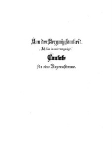 Ich bin in mir vergnügt, BWV 204: Ich bin in mir vergnügt by Johann Sebastian Bach