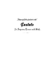 Schweigt stille, plaudert nicht (Coffee Cantata), BWV 211: Partitura completa by Johann Sebastian Bach