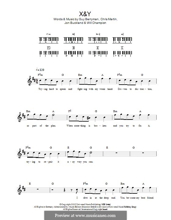 X&Y (Coldplay): para teclado by Chris Martin, Guy Berryman, Jonny Buckland, Will Champion