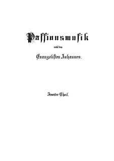 St John Passion, BWV 245: parte II by Johann Sebastian Bach