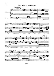 Prelude and Fugue No.4 in F Minor, BWV 534: para orgãos by Johann Sebastian Bach