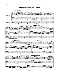 Prelude and Fugue No.18 in E Minor 'Wedge', BWV 548: para orgãos by Johann Sebastian Bach